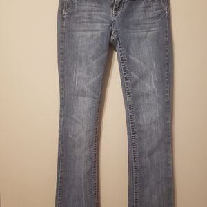 Womens love nation blue jeans